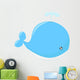 Cute Whale Cartoon Wall Decal