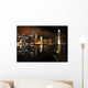 Hong Kong Skyline Night Reflected Wall Decal