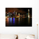 Hong Kong Skyline Night Wall Decal