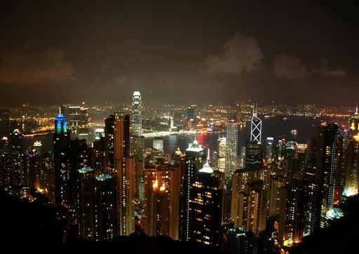 Hong Kong Night Wall Decal