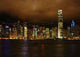 Hong-Kong Skyline Night 4 Wall Decal