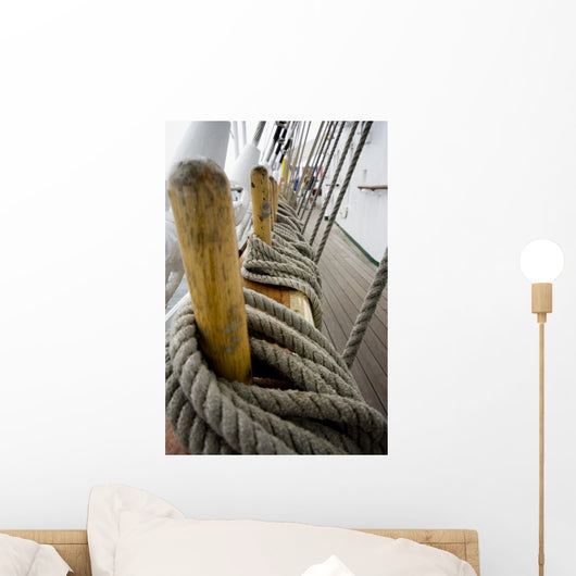 Ropes Close-Up Boat Rigging Wall Decal