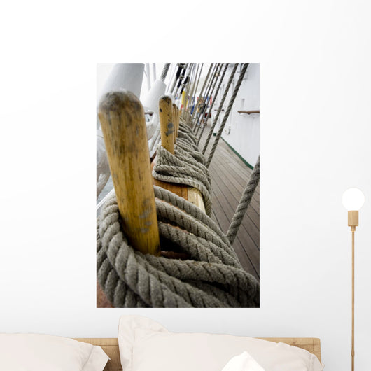 Ropes Close-Up Boat Rigging Wall Decal