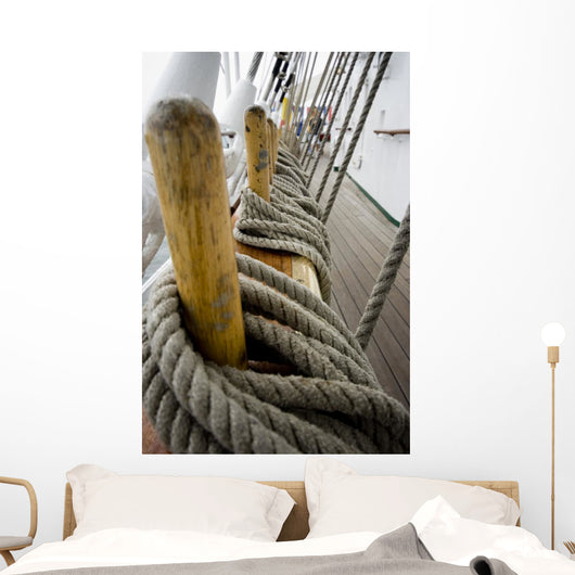 Ropes Close-Up Boat Rigging Wall Decal