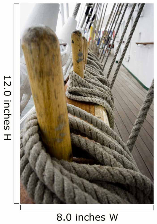 Ropes Close-Up Boat Rigging Wall Decal