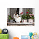 Spotted Cat Window Wall Decal