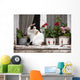 Spotted Cat Window Wall Decal