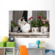 Spotted Cat Window Wall Decal