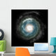 Spiral Galaxy Against Black Wall Decal
