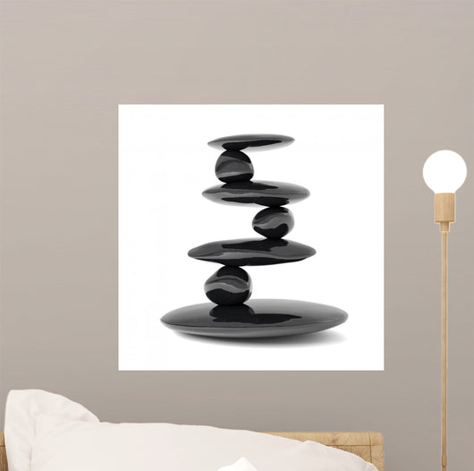 Zen Stones Balance Concept Wall Decal