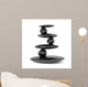 Zen Stones Balance Concept Wall Decal