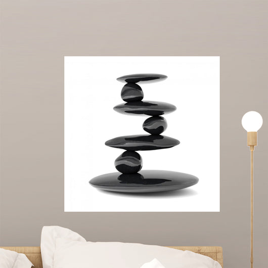 Zen Stones Balance Concept Wall Decal