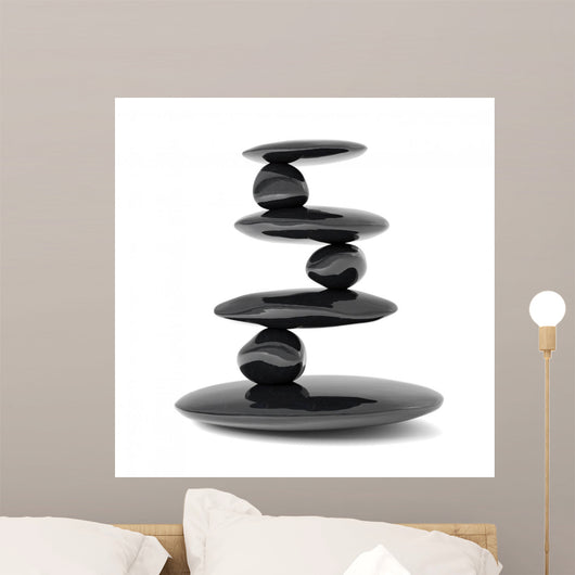 Zen Stones Balance Concept Wall Decal