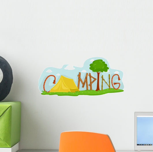 Camping Wall Decal