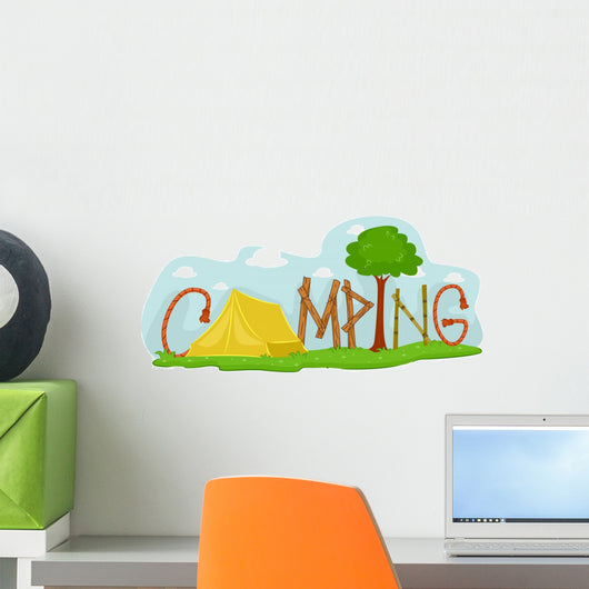 Camping Wall Decal