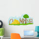 Camping Wall Decal