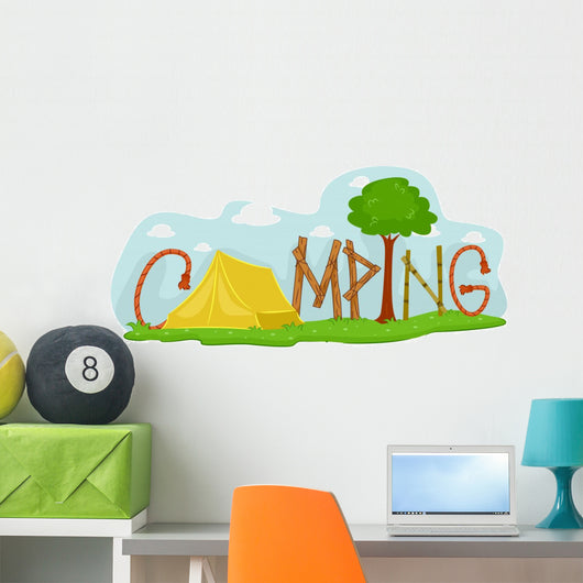 Camping Wall Decal
