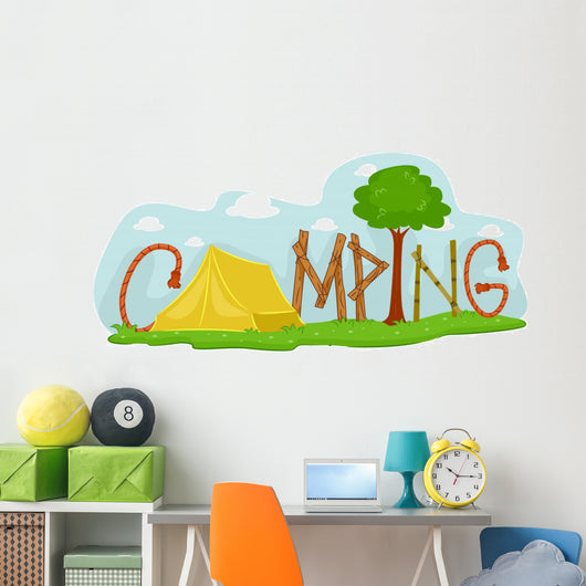 Camping Wall Decal