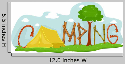 Camping Wall Decal