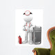 Medic With Computer Tower Wall Decal