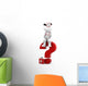 Medic Sitting Question Mark Wall Decal
