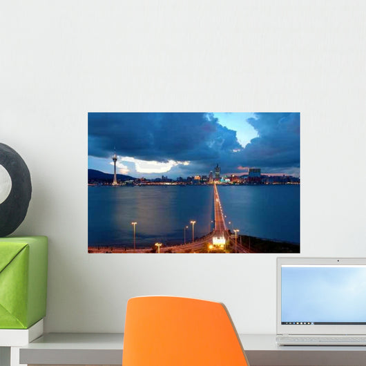 Macau City Wall Decal