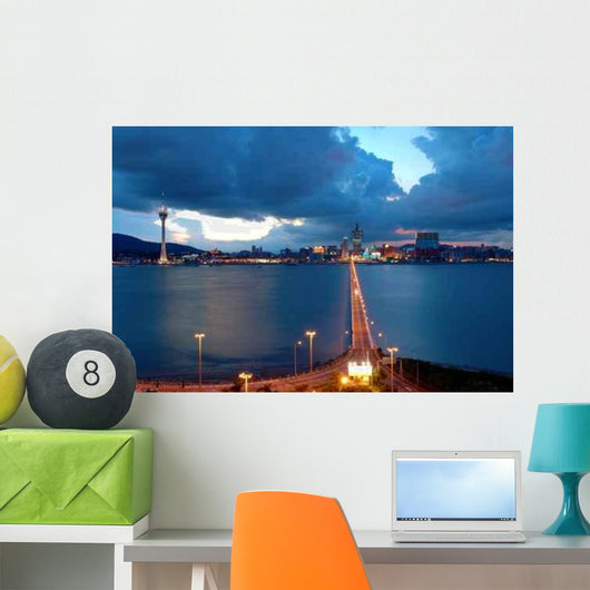 Macau City Wall Decal