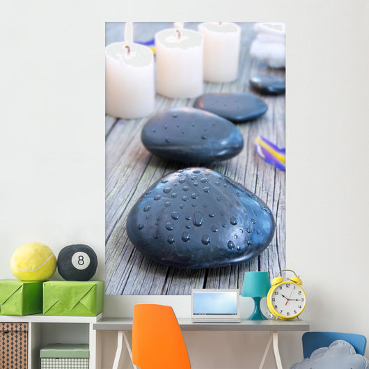 Spa Zen Stones Wall Mural