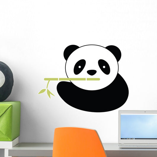Panda with Bamboo Wall Mural