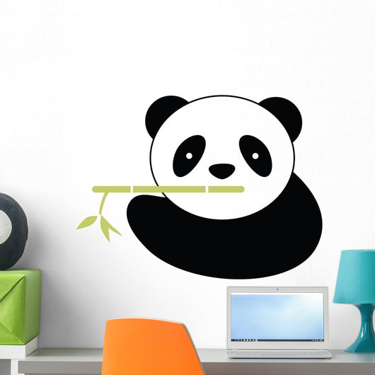 Panda with Bamboo Wall Mural
