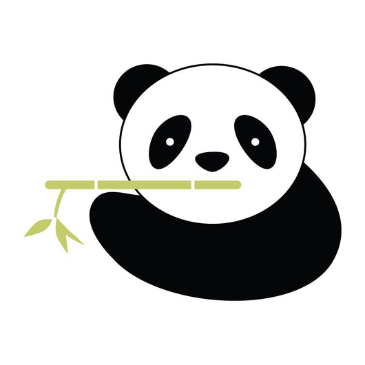 Panda with Bamboo Wall Mural