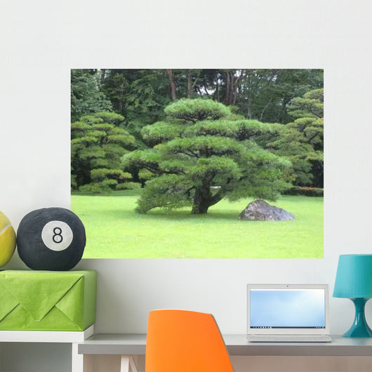 Japanese Garden Bonsai Tree Wall Decal