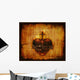 Sacred Heart Parchment Wall Mural