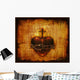 Sacred Heart Parchment Wall Mural