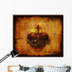 Sacred Heart Parchment Wall Mural