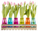 Rosane Tulips Colorful Glasses