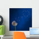 Dandelion and Flying Seeds Heart Shape Wall Mural