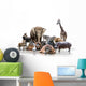 Wild Animals Wall Mural