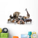 Wild Animals Wall Mural
