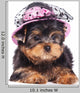 Yorkshire Terrier Puppy Wearing a Hat Wall Decal