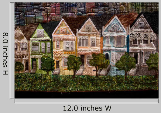 Decorative box with patchwork Wall Mural