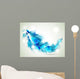 Abstract Blue Branch For Wall Decal