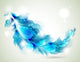 Abstract Blue Branch For Wall Decal