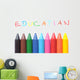 Wax Crayons Wall Decal