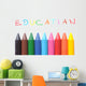 Wax Crayons Wall Decal