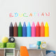 Wax Crayons Wall Decal