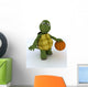 Tortoise Playing Basket Ball Wall Decal
