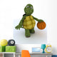 Tortoise Playing Basket Ball Wall Decal