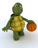 Tortoise Playing Basket Ball Wall Decal
