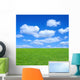 Empty Summer Meadow Against Wall Decal